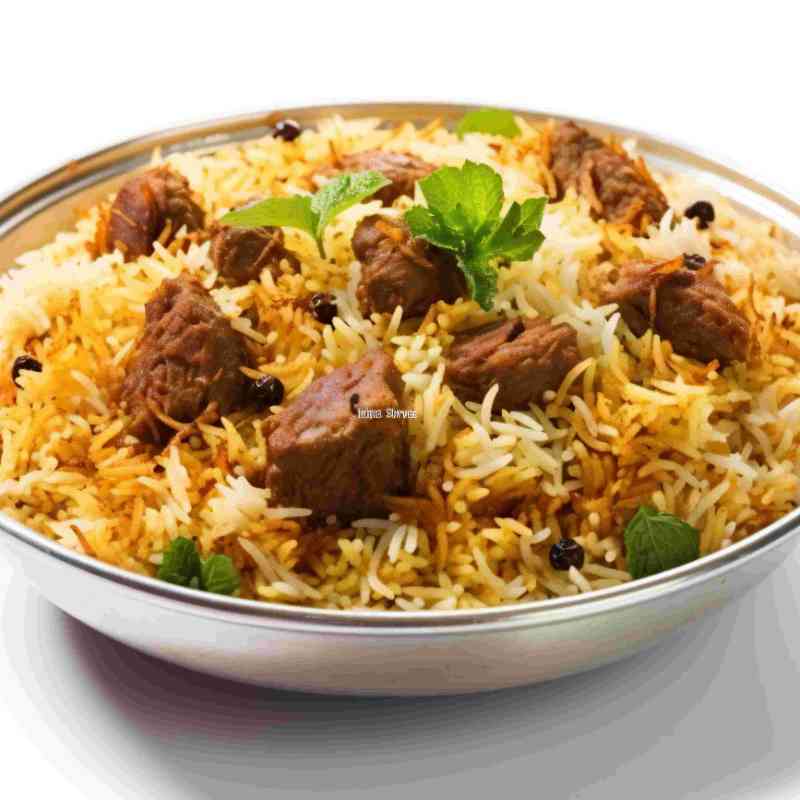 Royal Andhra Mutton Dum Biryani at Royal Cafe in City Center