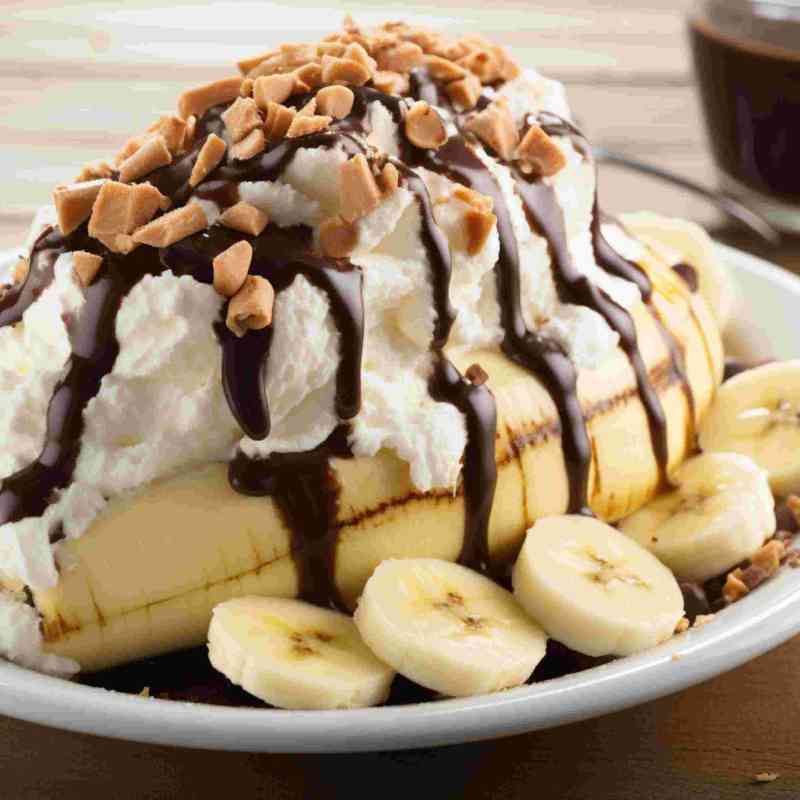 Banana Split Deluxe Sundae Pastry at DGtalQr Store in City Center
