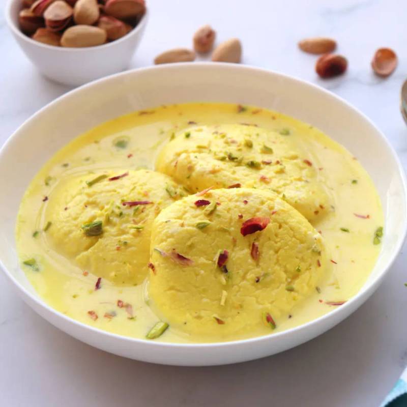Rasmalai at Vishwa Milk Products in Yendada, Mubarak Colony, Endada, Vizag