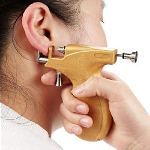 Ear Piercing Gun Shot at Sai Ganesh in Beside Sai Baba Temple, Seethammpeta, Visakhapatnam