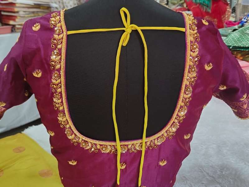 Design 10 at Triveni fashion world boutique  in Grace Line, PM Palem first bus stop