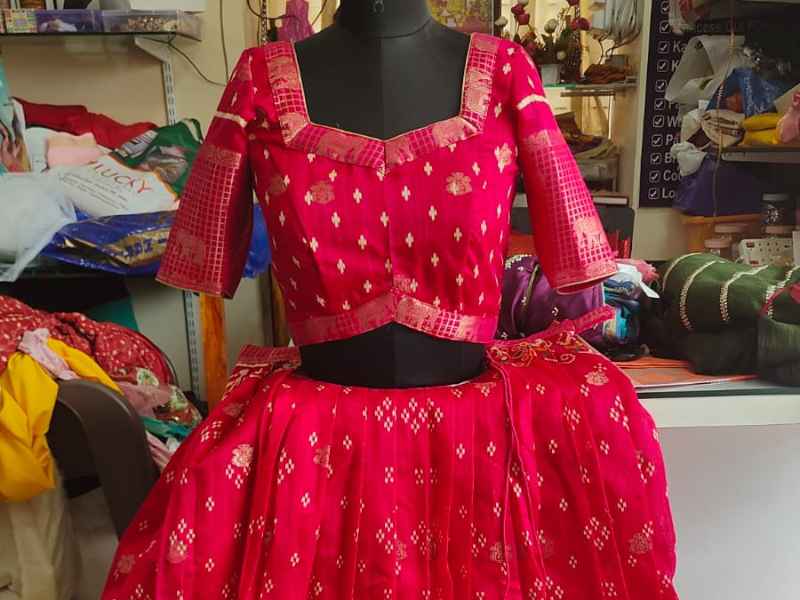 Design 32 at Triveni fashion world boutique  in Grace Line, PM Palem first bus stop