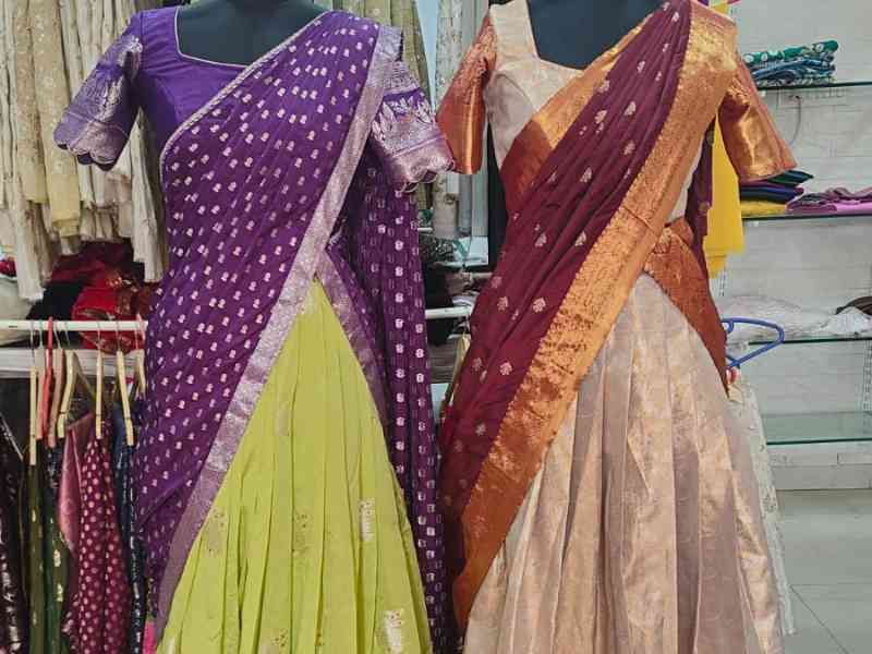 Design 34 at Triveni fashion world boutique  in Grace Line, PM Palem first bus stop