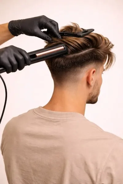 Hair Straightening (M) at ABDULs THE FAMILY SALOON in PM Palam Last Bus Stop