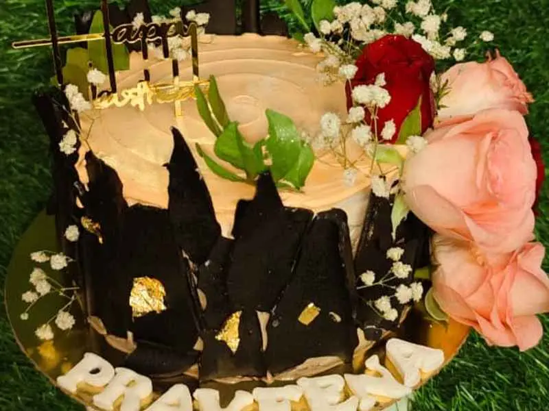 Chocolate egg less cake at Aryan bakers in Gajuwaka