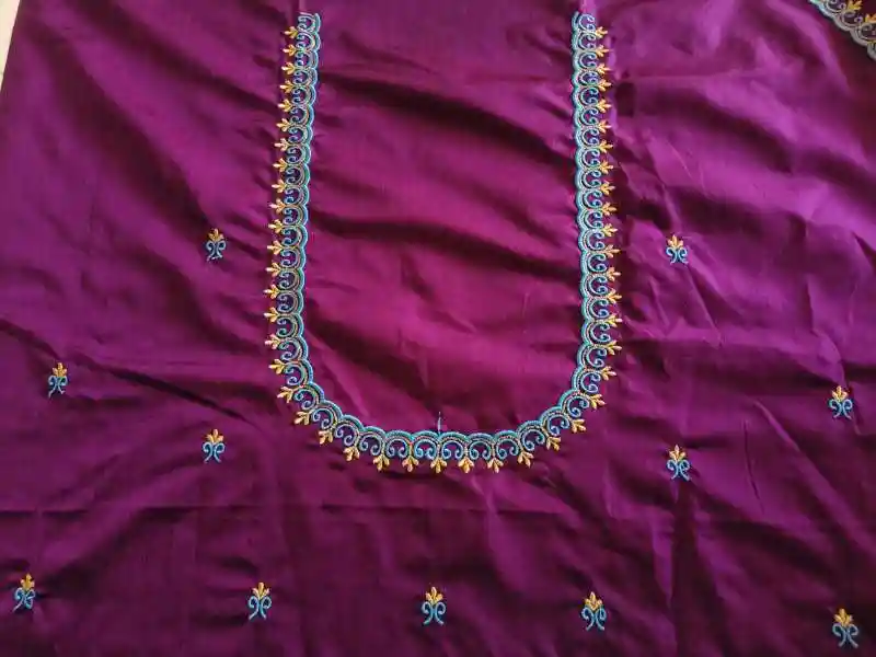 Saree Design at Neerajas boutique  in Pm palem near carshed visakhapatnam