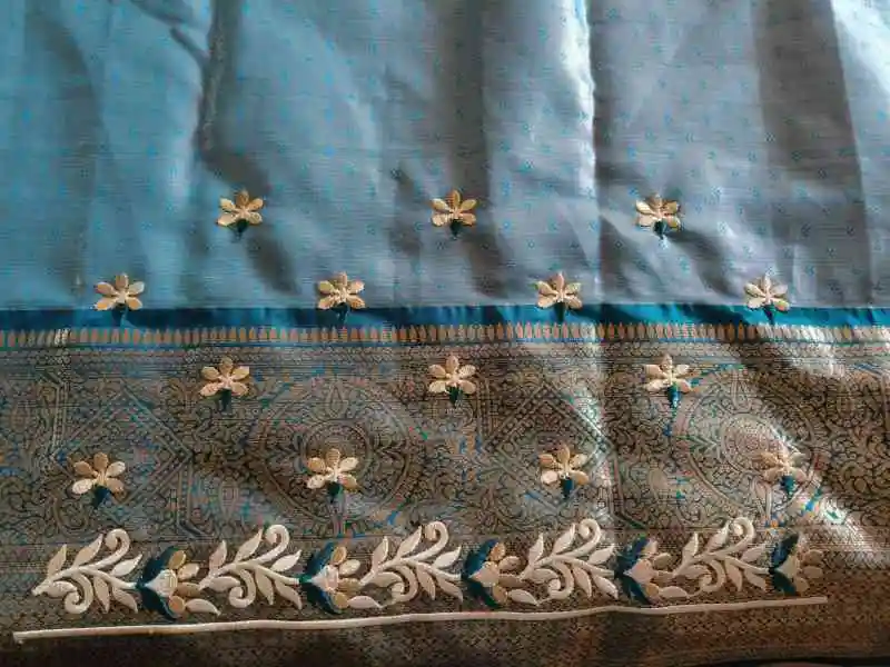 Saree Design at Neerajas boutique  in Pm palem near carshed visakhapatnam