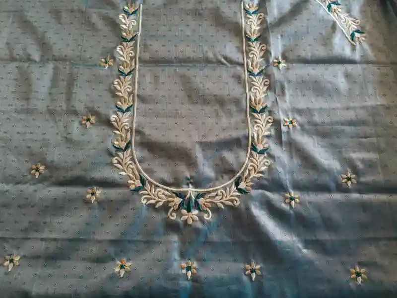 Saree Design at Neerajas boutique  in Pm palem near carshed visakhapatnam