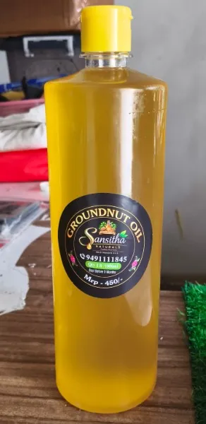 Groundnut oil at Sansitha Naturals  in Bakkannapalem