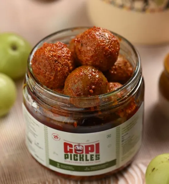 Amla at Gopi Pickles in seethammadara