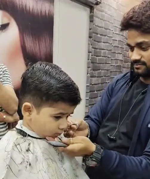 Cutting at SS Unisex Salon Professional  in Seethampeta