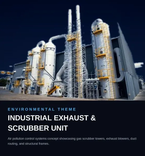 Industrial Exhaust & Scrubber Unit at SNC in APIIC Industrial Park, Parawada, Visakhapatnam – 531 021
