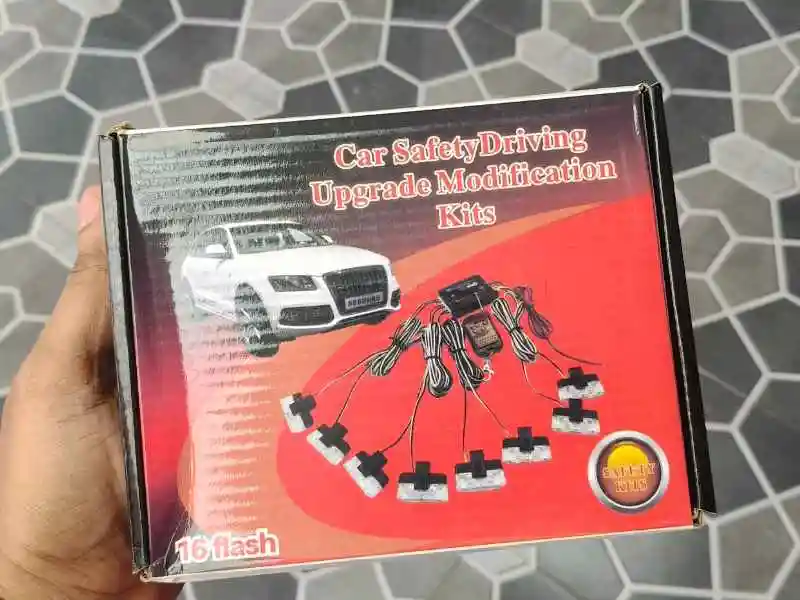 Car safety lights at Wash and Waxx in Sivaji Palem Road, Isukathota, Visakhapatnam