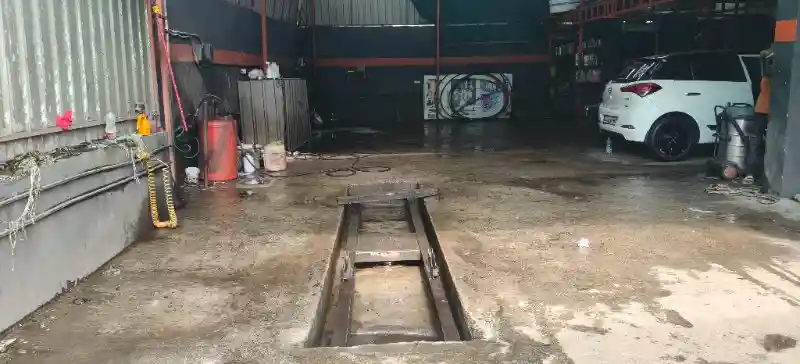 Car washing area by Wash and Waxx in Sivaji Palem Road, Isukathota, Visakhapatnam