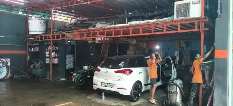 Car washing area by Wash and Waxx in Sivaji Palem Road, Isukathota, Visakhapatnam