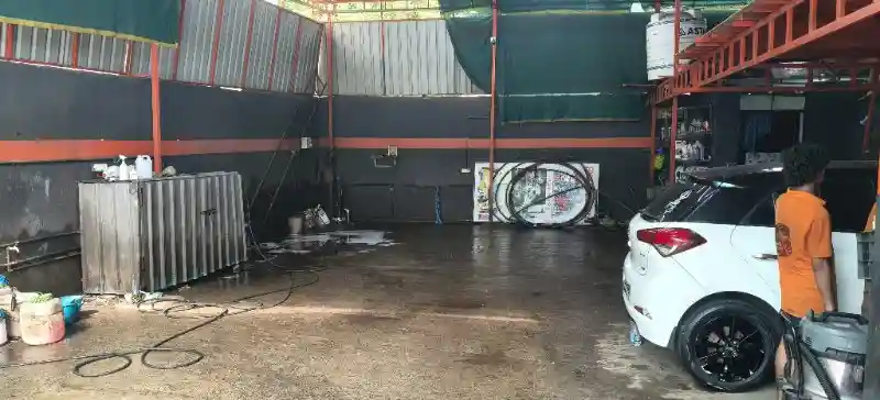 Car washing area by Wash and Waxx in Sivaji Palem Road, Isukathota, Visakhapatnam