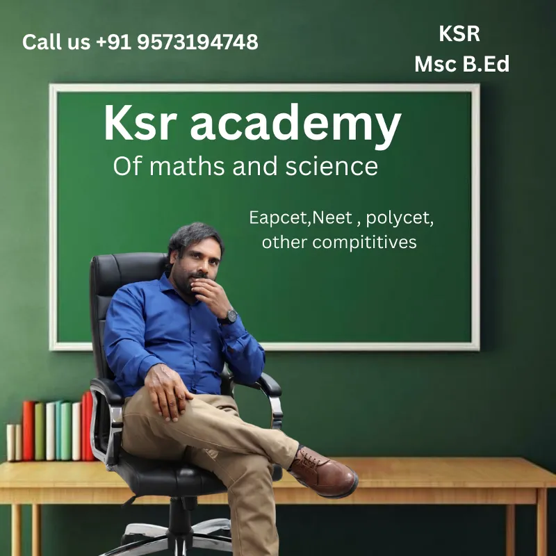 Online classes available by KSR Academy of Maths and Science in Sarapaka