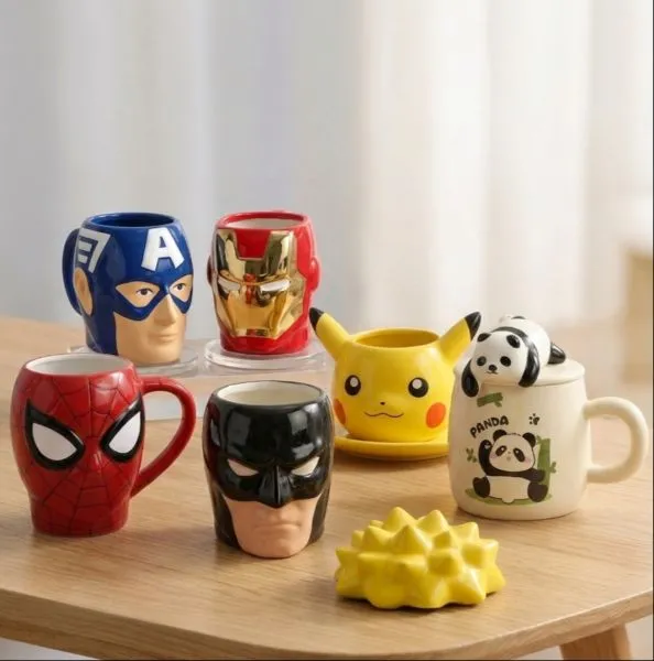 Character Coffee Mugs with 3D Sculpted Designs at 7Dots Store in Ug 12, 13, 18, Trade Centre, South Tukoganj, Indore