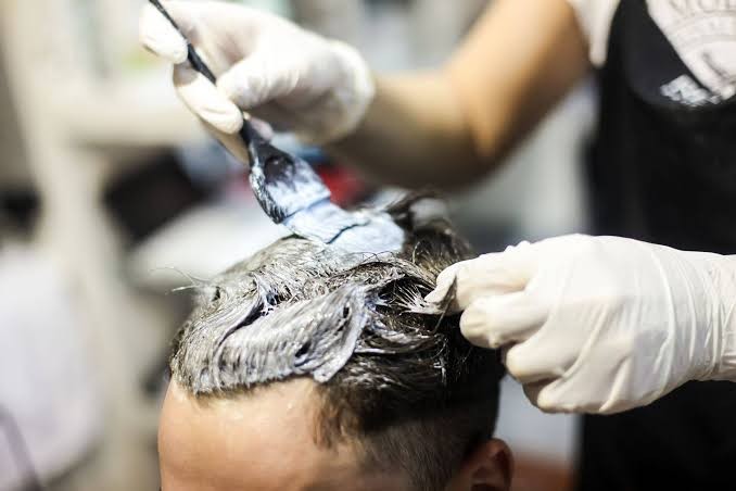 Hair Colouring at Scapio Family Beauty Salon in Near Traffic Police station P.M.Palem