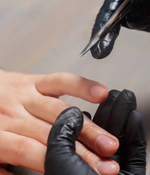 Manicure at Scapio Family Beauty Salon in Near Traffic Police station P.M.Palem