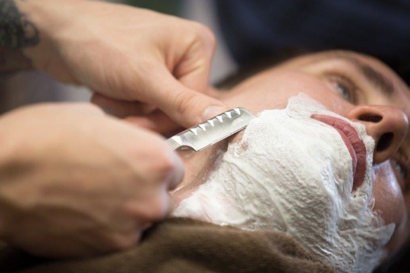 Shaving at Scapio Family Beauty Salon in Near Traffic Police station P.M.Palem
