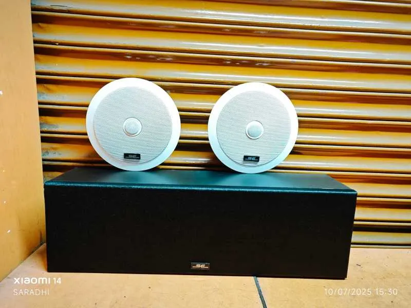 Ceeling Speaker and Center Box at Saradhi Electronics in 33-14-86 opp bord school allipuram main road  visakhapatnam