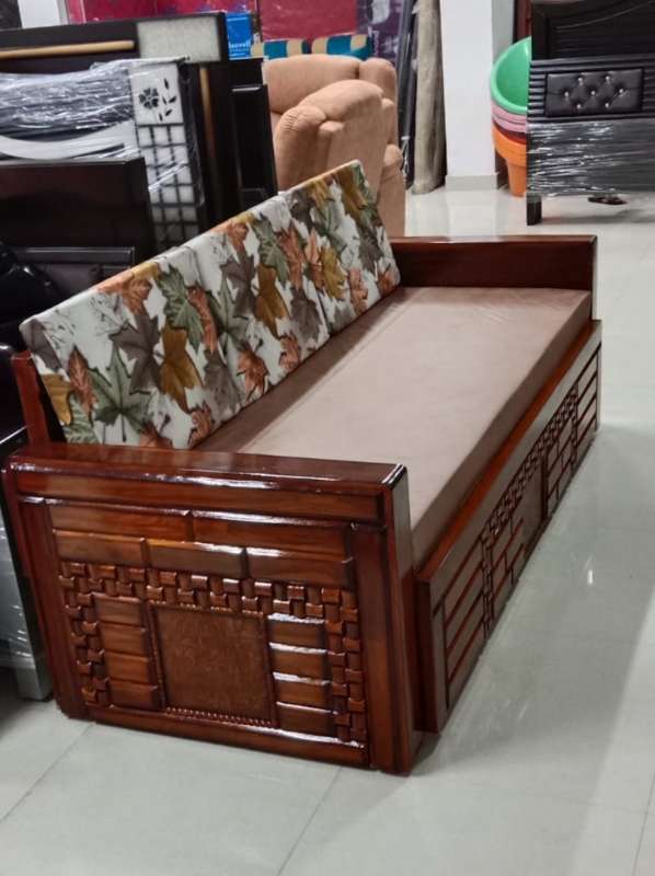 Teak sofa cum bed at Sri Devi Furniture in Gajuwaka, Vizag