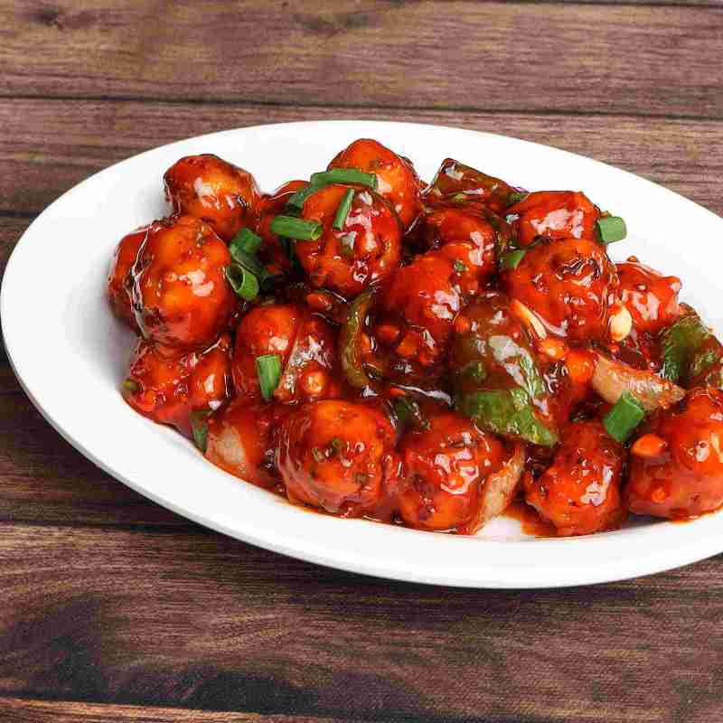Veg manchuria at Sandya Fast Food Center in Charla road