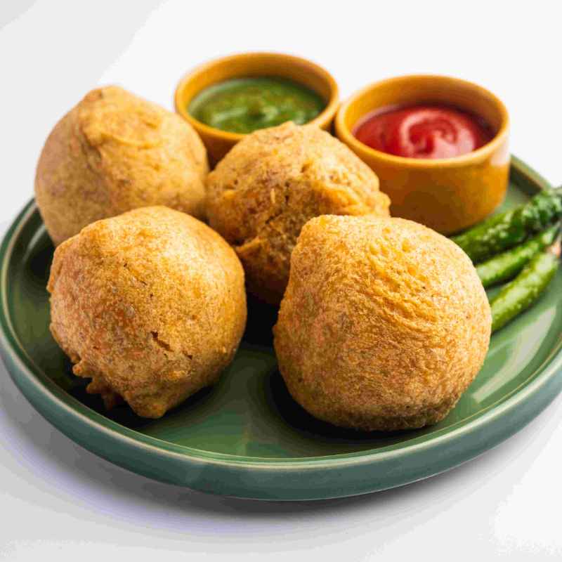 Bonda at Karna Restaurant in Gurammapalem, Pendurti